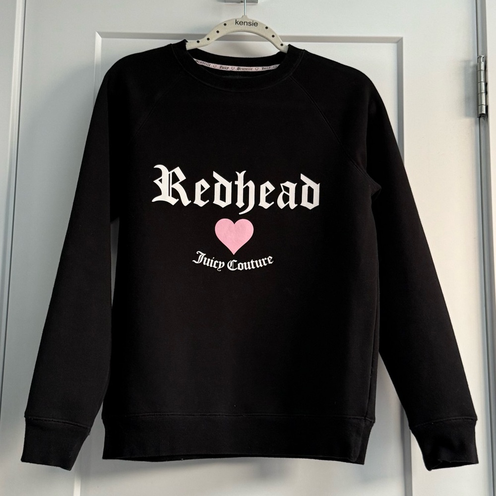 Brunette The Label x Juicy Couture “Redhead” Classic Crewneck in XS/S
